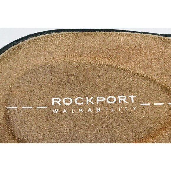 Rockport Adiprene by adidas Sandals Women's 8M Brown Leather Strappy Slide Shoes - Picture 10 of 11